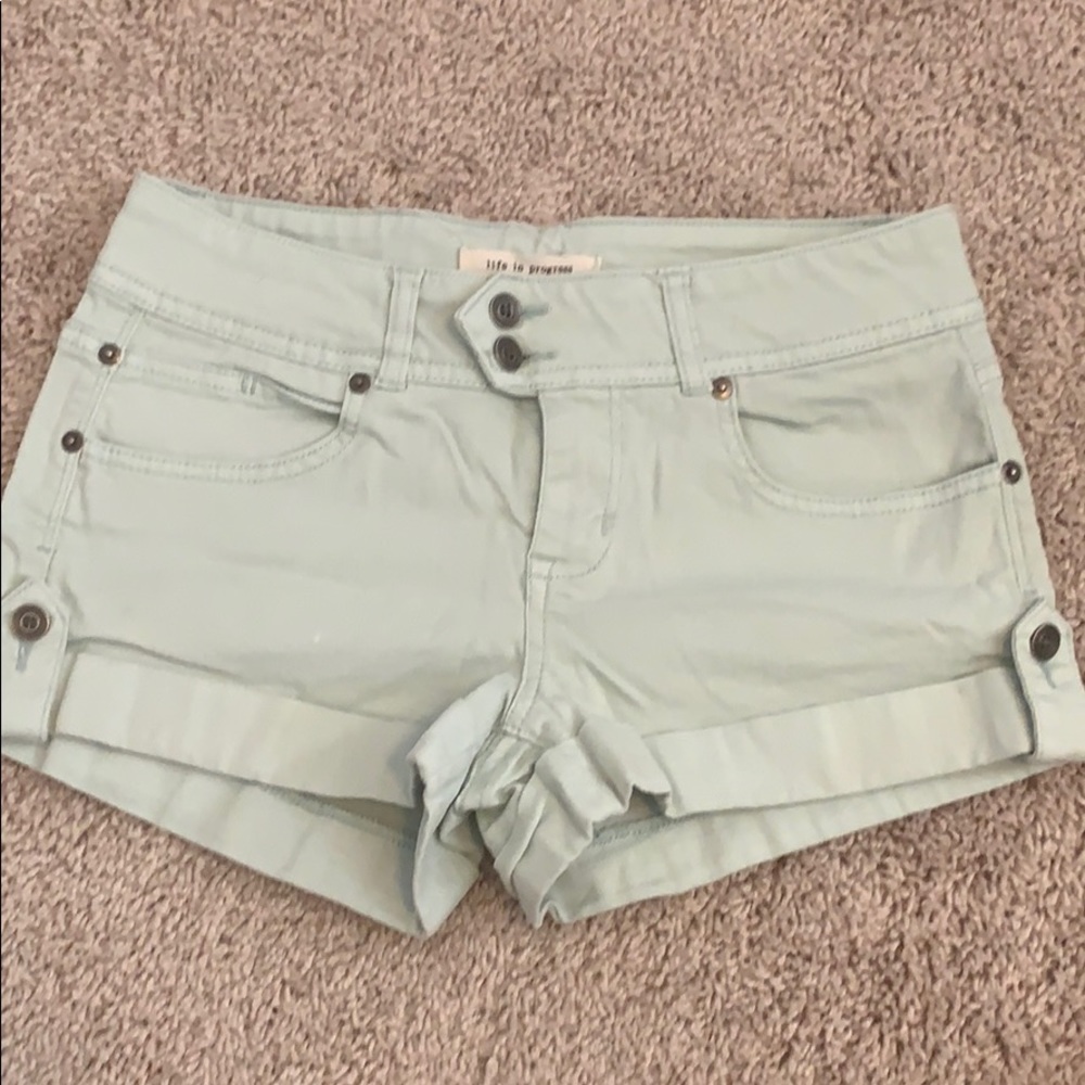 Mint Green Shorts